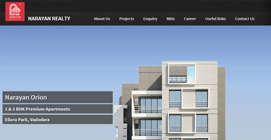 Website Design for Naryan Realty