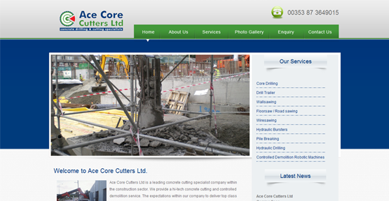Hosting for Ace Core Cutters Ltd